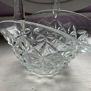Faux crystal basket